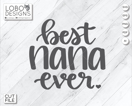 Digital Design — "Best Nana Ever" w/ Mini Shiplap Backboards and Frames