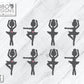 Digital Design — Ballerina Silhouettes