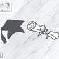 Digital Design — Graduation Cap and Diploma