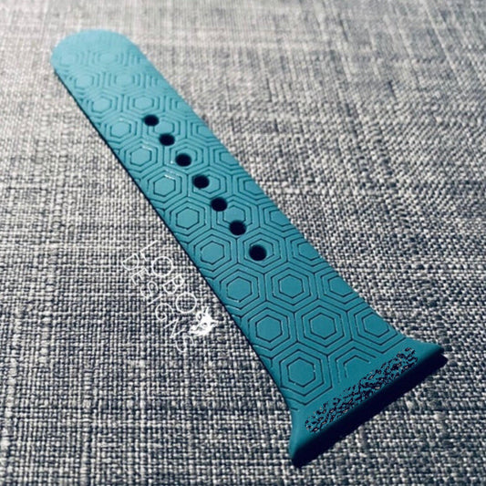 Digital Design — Single-Line Layered Hexagon Watch Band Pattern