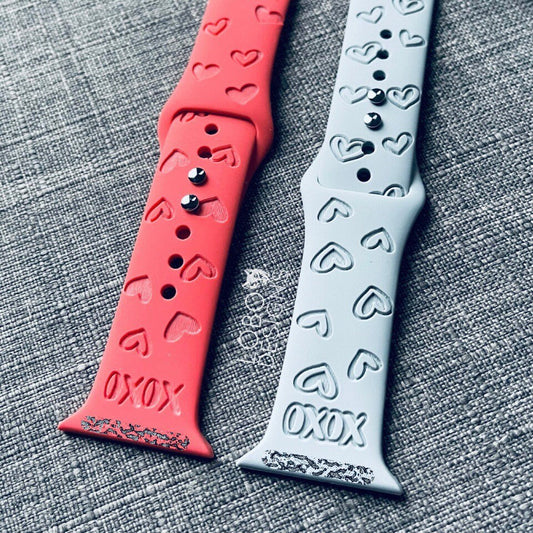 Digital Design Bundle — XOXO Watch Band Patterns (two designs included)