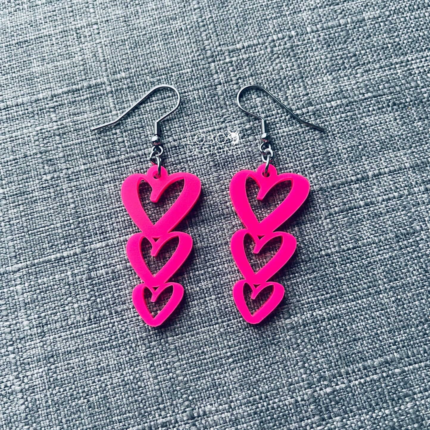 Digital Design — Heart Earrings