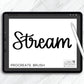Procreate Brush — LoBo Stream
