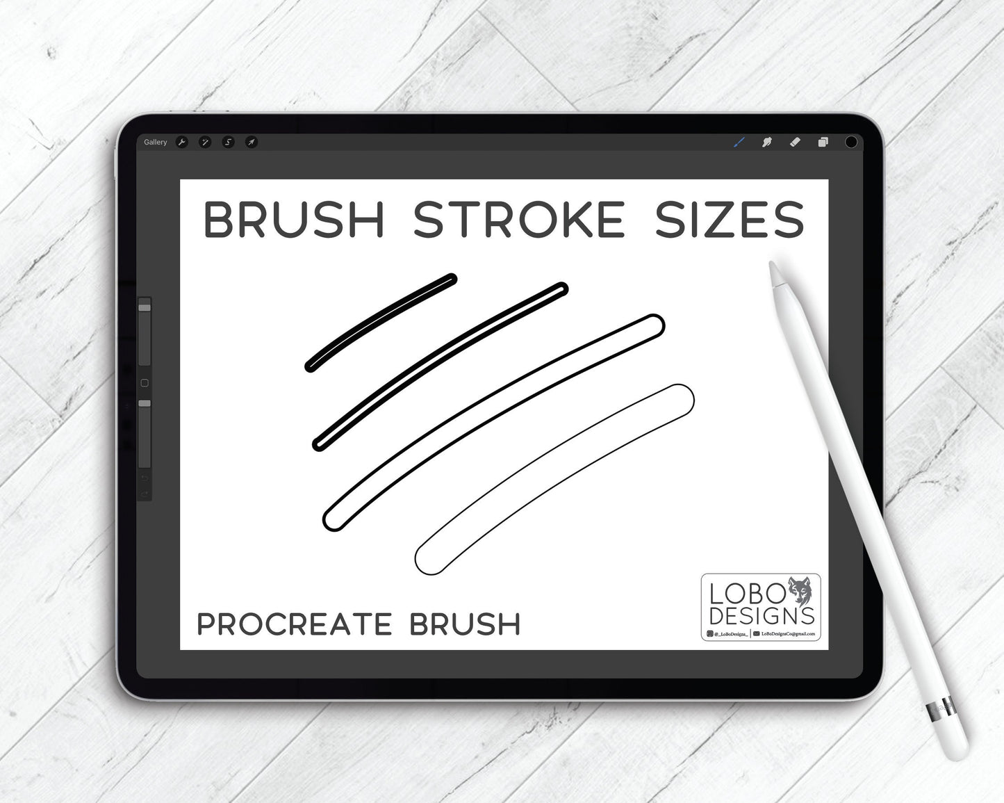 Procreate Brush — LoBo Valley