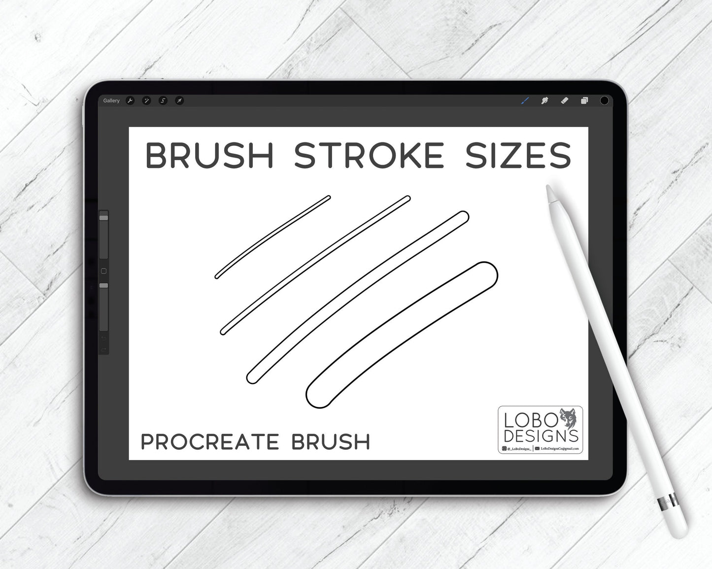 Procreate Brush — LoBo Hollow