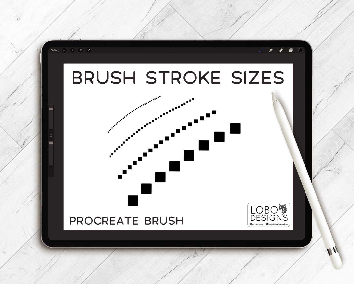 Procreate Brush — LoBo Blocks