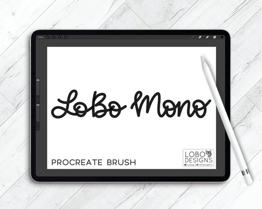 Procreate Brush — LoBo Mono